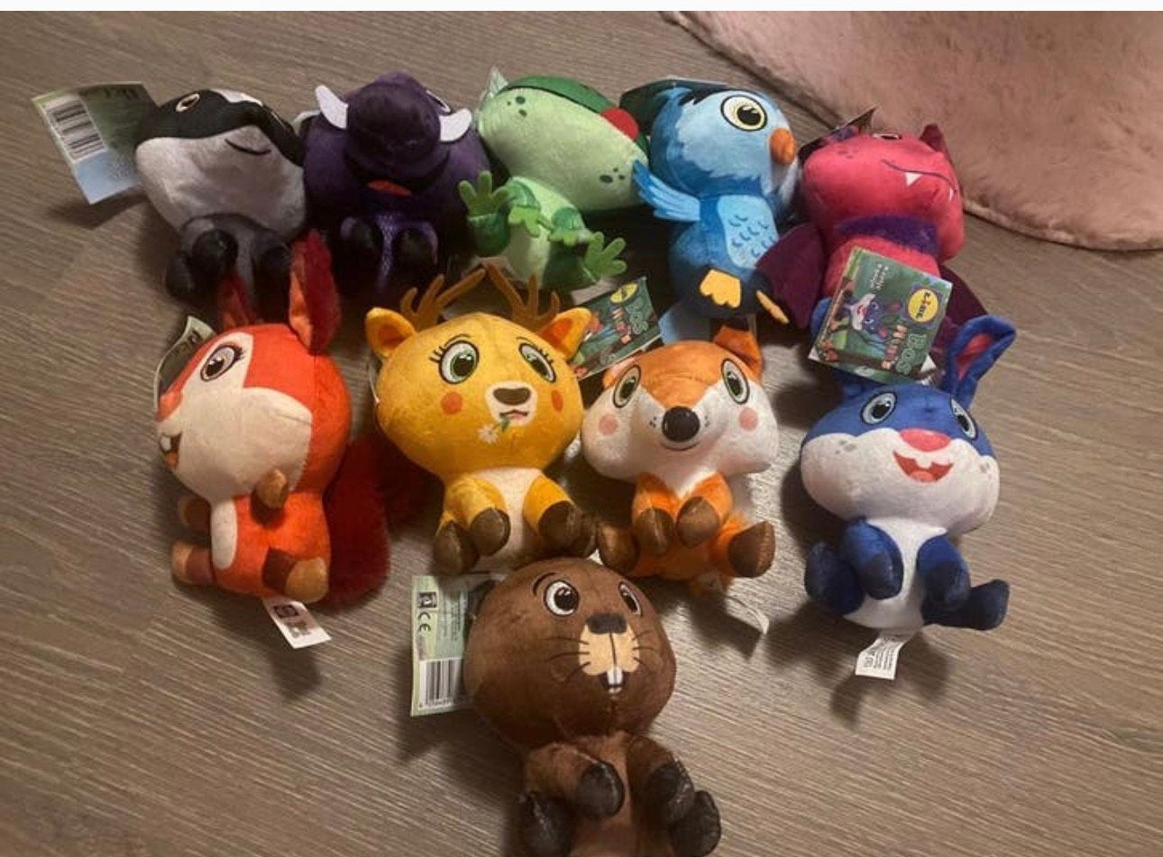Lidl knuffels bosmini’s nieuw met kaartjes, Lidl, Ophalen
