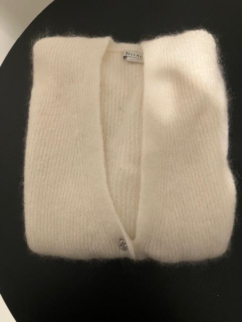 NIEUW vest in creme van Bellamy Italy met Mohair en wol, Wit, Maat 46/48 (XL) of groter, Nieuw, Ophalen of Verzenden