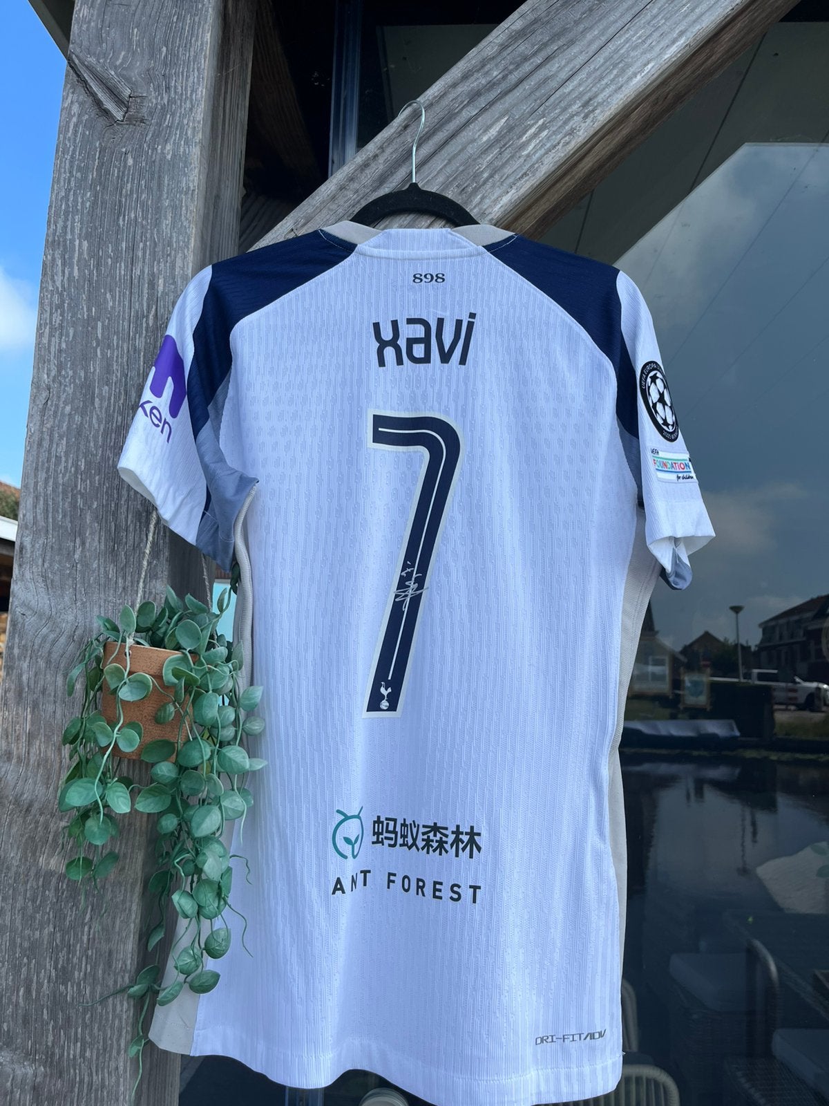 Match Issued Xavi Simons CLshirt Tottenham - Atlético Madrid, Verzamelen, Ophalen of Verzenden, Gebruikt, Buitenlandse clubs, Shirt