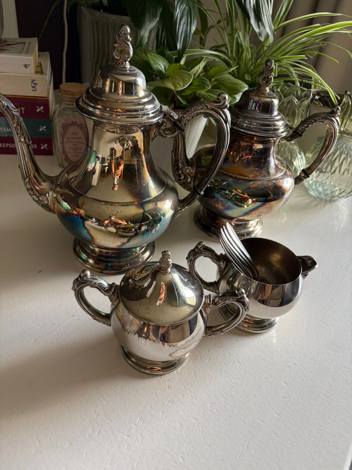 Oneida koffie-/ therservies 4-delig, Ophalen of Verzenden