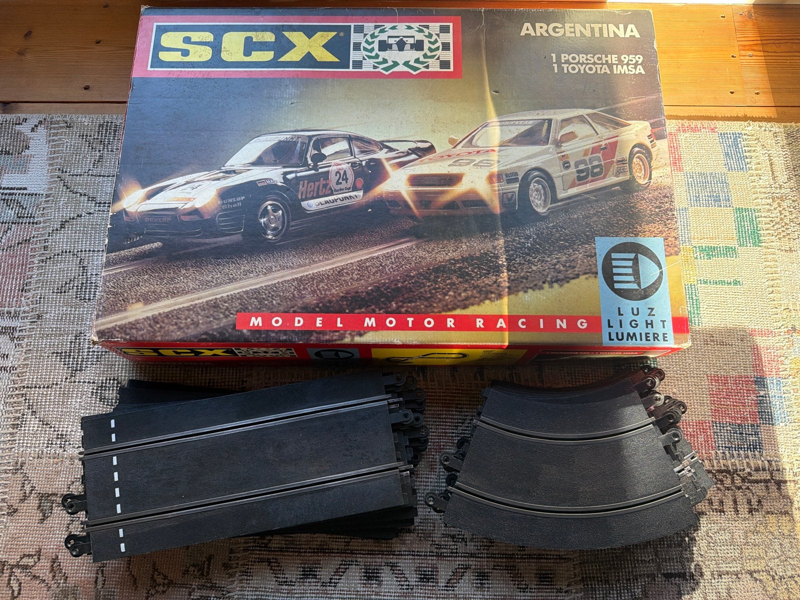 Scalextric Racebaan Set - met extra baanstukken, Ophalen of Verzenden, Gebruikt, Elektrisch, Racebaan