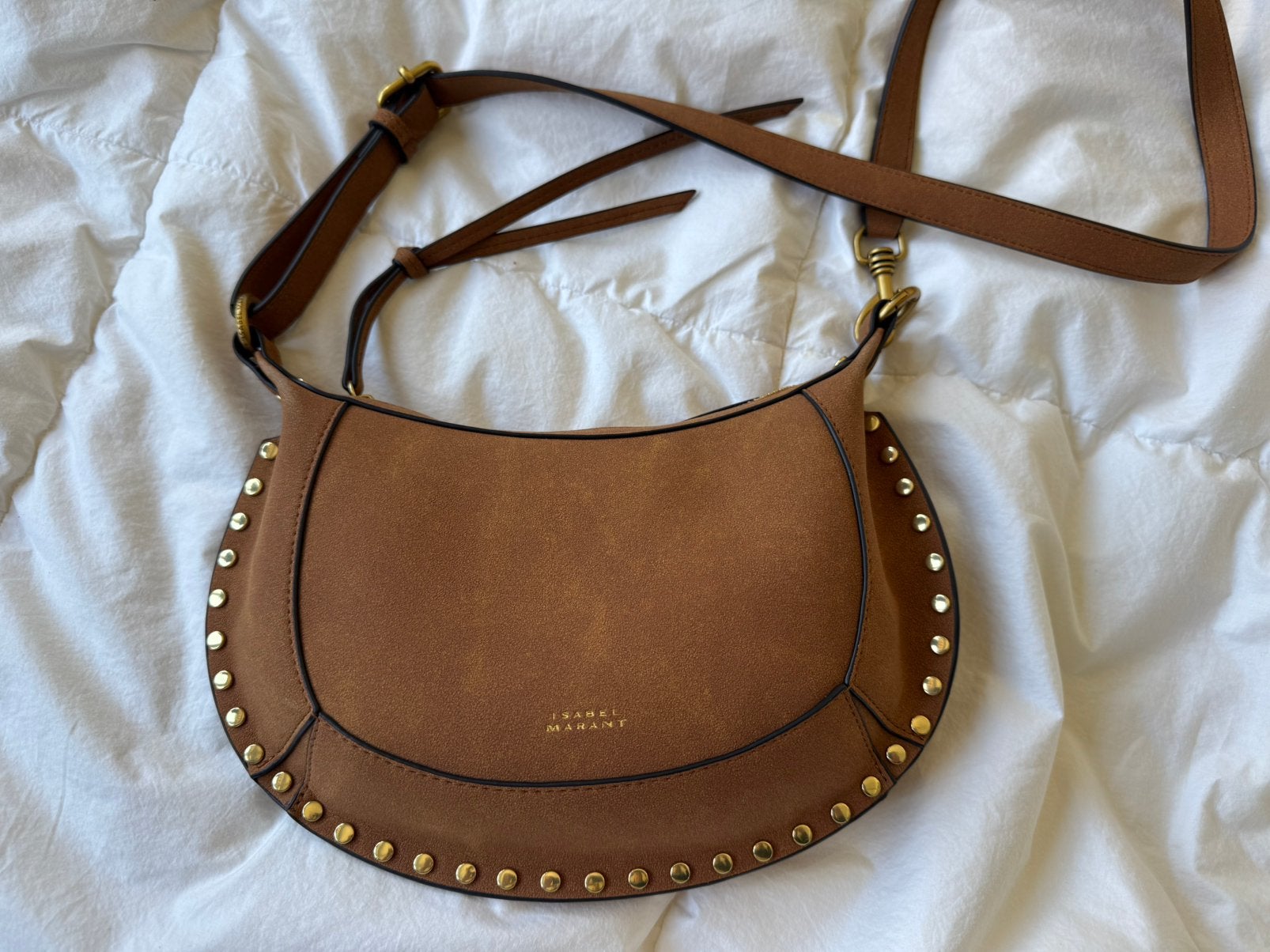 Tas van Isabel Marant - zo goed als nieuw, Ophalen of Verzenden, Zo goed als nieuw, Bruin, Handtas