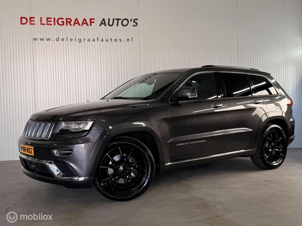 Jeep Grand Cherokee 3.0 CRD Summit grijs kenteken, Auto's, Bestelauto's, Euro 5, Gebruikt, Zwart, 2987 cc