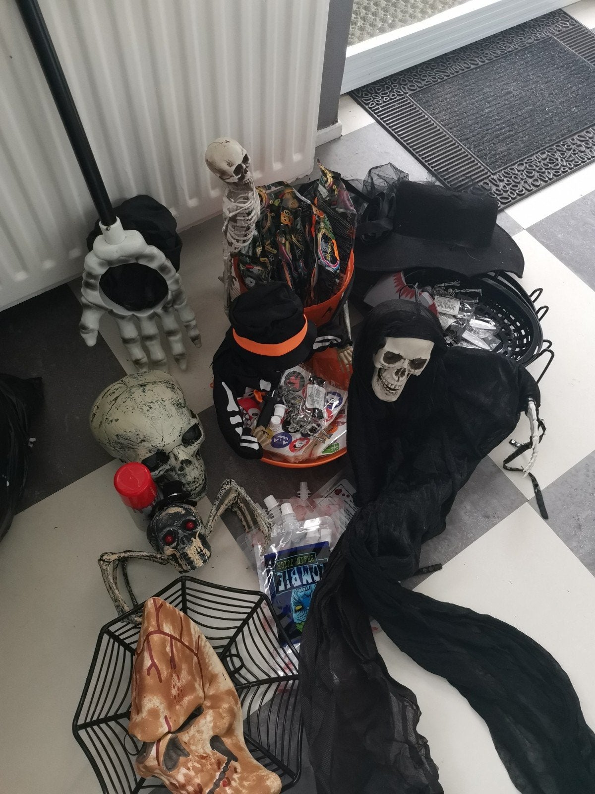 Grote Halloween Decoratie Set - Compleet voor een Spookfeest, Ophalen, Gebruikt, Versiering, Halloween of Griezel
