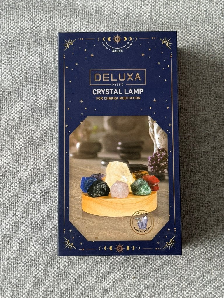 19. Deluxa Crystal lamp for Chakra meditation, Ophalen of Verzenden, Overige typen
