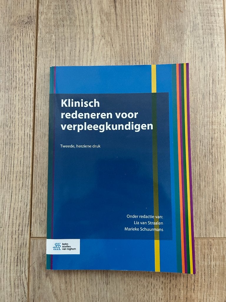 Klinisch redeneren voor verpleegkundigen - 2e herziene druk, Zo goed als nieuw, Gamma, Bohn Stafleu van Loghum, HBO