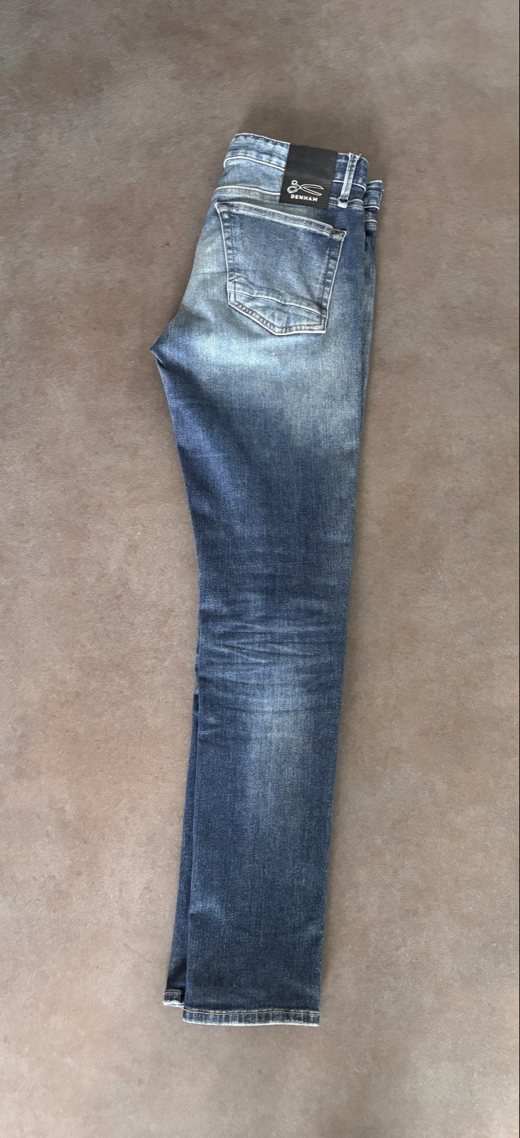 Denham Jeans Heren/Jongens - Maat 29/32 (S) - Zo goed als ni, Ophalen of Verzenden, Zo goed als nieuw, Blauw, W32 (confectie 46) of kleiner