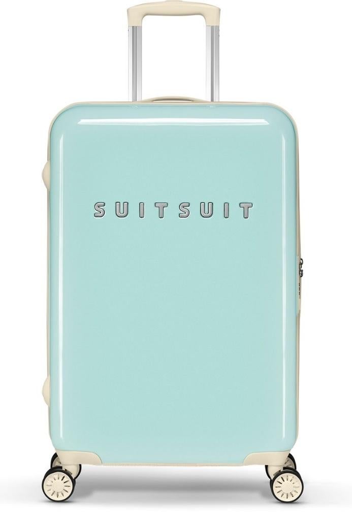 ✅ SUITSUIT Fabulous Fifties Luminous Mint koffer 66 cm NIEUW, Hard kunststof, 45 tot 55 cm, Nieuw, Ophalen of Verzenden