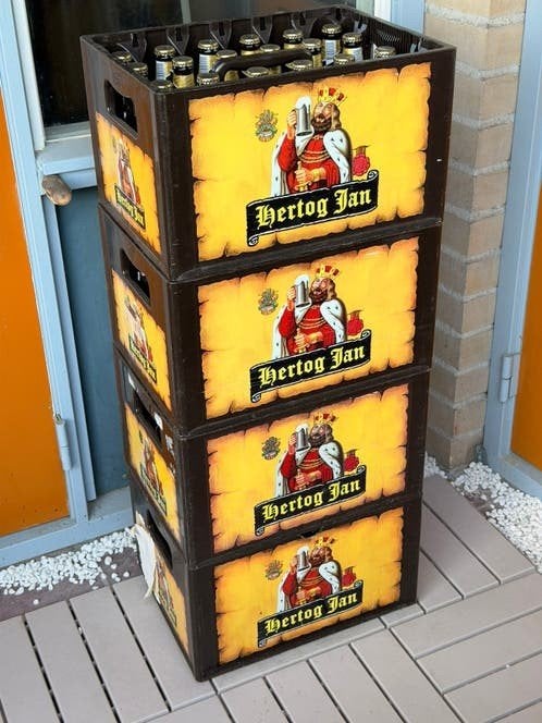 4 volle kratten hertog jan inclusief statiegeld, Ophalen of Verzenden