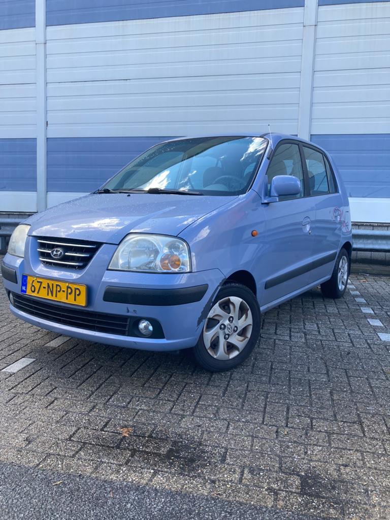 Hyundai Atos 1.1 2004 AUTOMAAT, Auto's, Chevrolet, Origineel Nederlands, 51 pk, Particulier, 3 cilinders