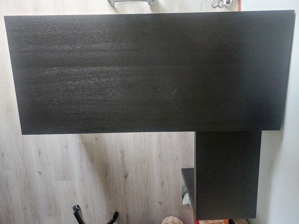 Bureau zwart ikea, Ophalen, Zwart, Opzetstuk, Gebruikt