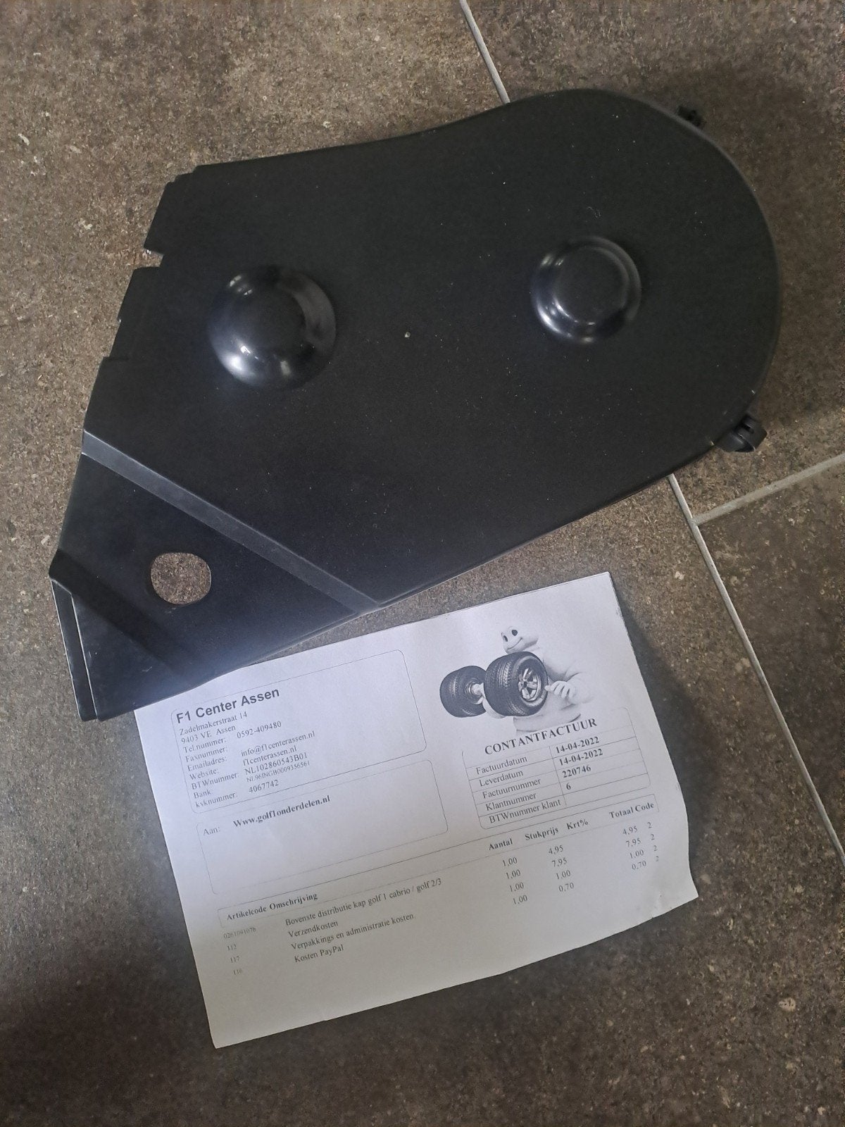 Bovenste distributie kap vw golf 1 cabrio 1.8i, Ophalen of Verzenden, Nieuw