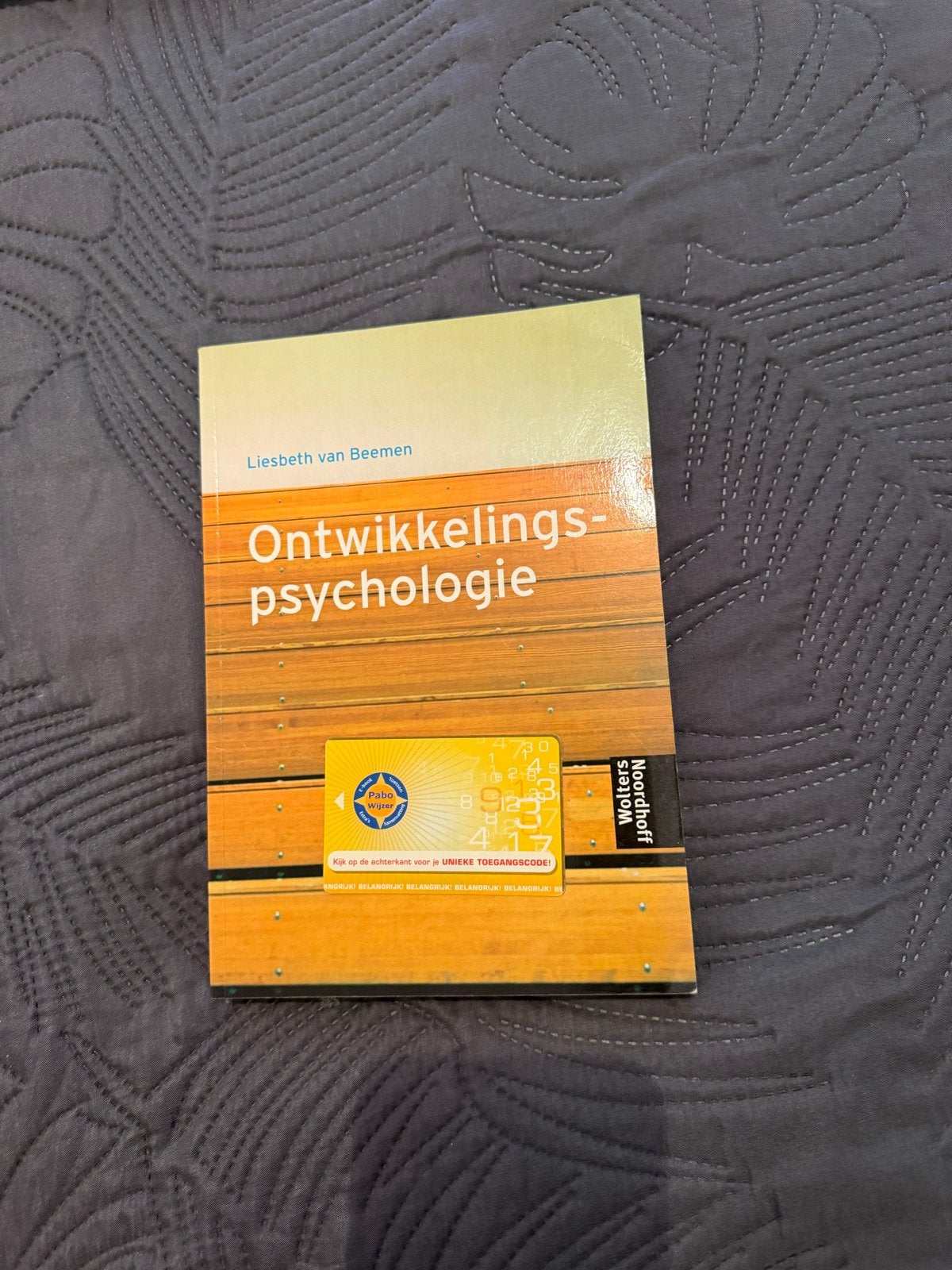 Ontwikkelingspsychologie - Liesbeth van Beemen, Ophalen of Verzenden, Gamma, Zo goed als nieuw, HBO
