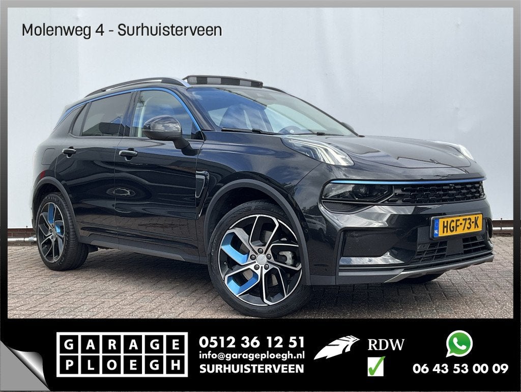 Lynk & Co 01 1.5 PHEV Panorama Adap.Cruise 360°Cam Trekhaak, Auto's, Lynk & Co, Euro 6, Zwart, Bedrijf, 1854 kg