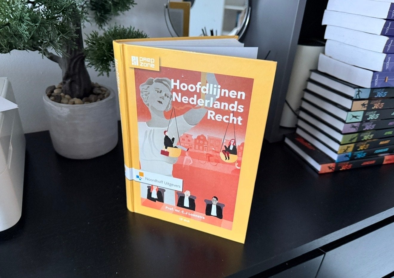 Hoofdlijnen Nederlands Recht - 12e druk C.J. Loonstra, Ophalen, Gamma, Zo goed als nieuw, HBO