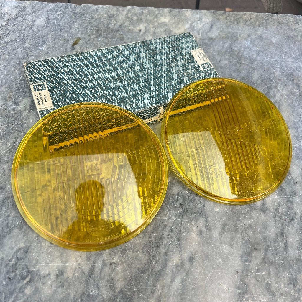 VW HELLA H4 gele koplampglazen Beetle, Ophalen of Verzenden, Gebruikt