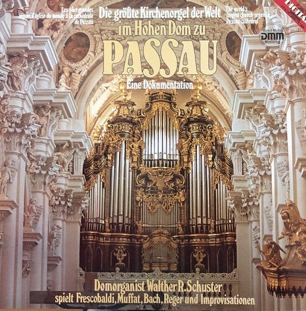 Passau - Frescobaldi, Muffat, Bach, Reger, Overige typen, Ophalen of Verzenden, Zo goed als nieuw, 12 inch
