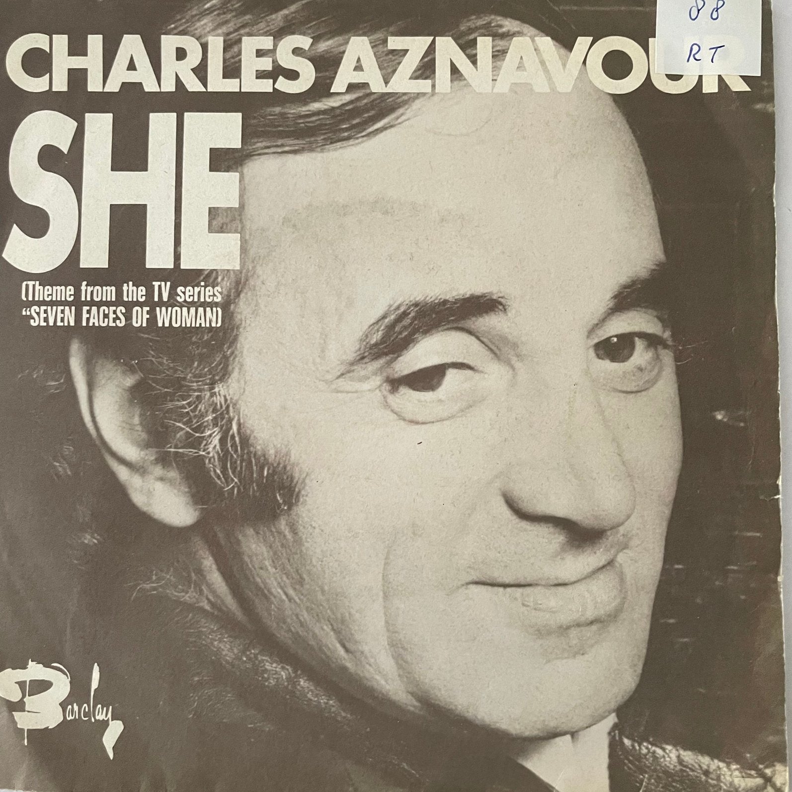 Charles Aznavour - She, Ophalen of Verzenden, Zo goed als nieuw, Pop