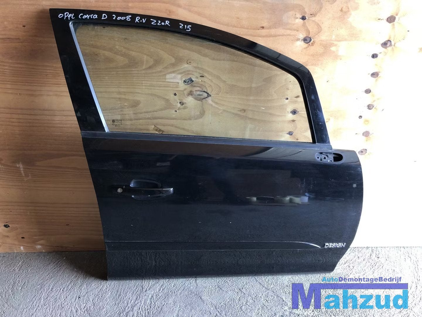 Opel Corsa D Zwart Z20R Rechts voor deur portier, Auto-onderdelen, Carrosserie en Plaatwerk, Gebruikt, Deur, Opel Automobile GmbH