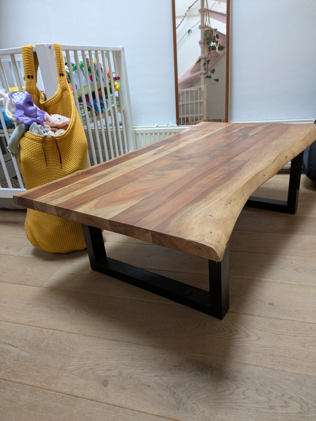 Salontafel van Taxushout - 130x70x40 cm, Huis en Inrichting, Ophalen, Gebruikt, 100 tot 150 cm, 50 tot 100 cm