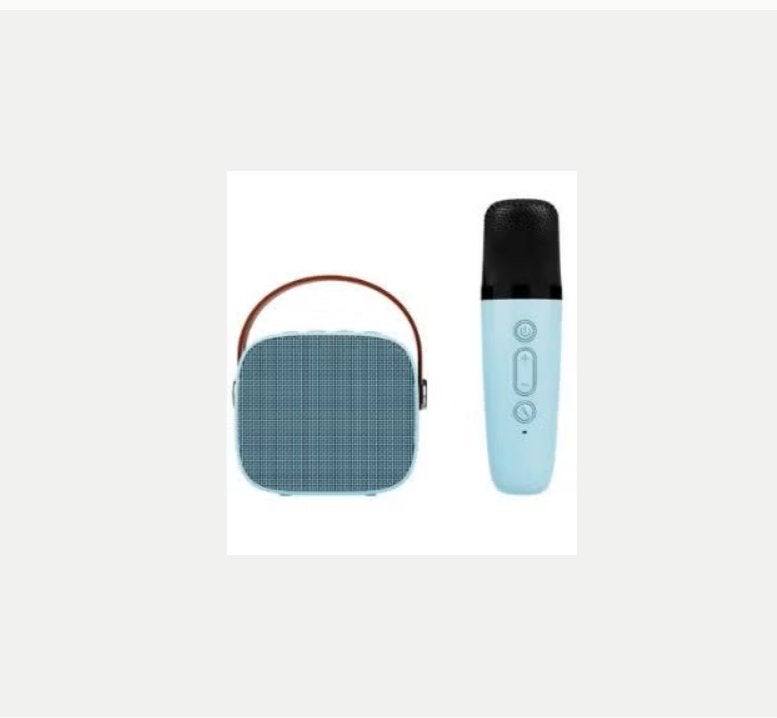 Mini karaoke set met microfoon en speaker - Draadloos, Ophalen of Verzenden, Nieuw, Complete set