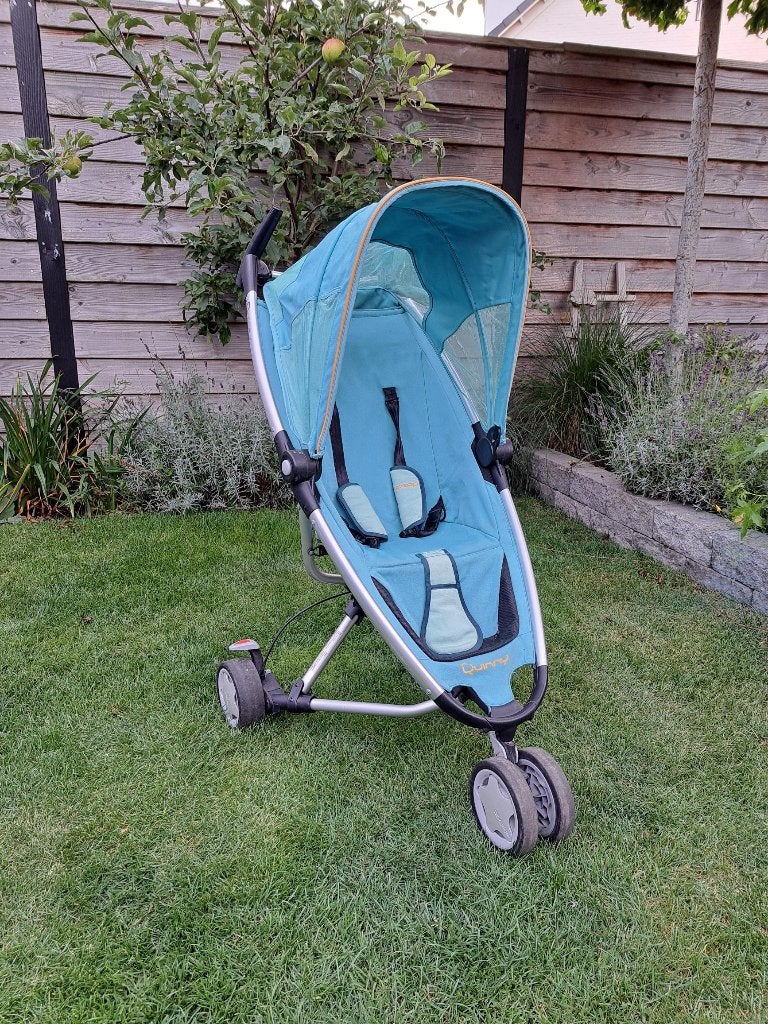 Buggy, Quinny Zapp, blauw met zonnekap, adapters, regenhoes, Ophalen, Gebruikt, Quinny, Zonnekap