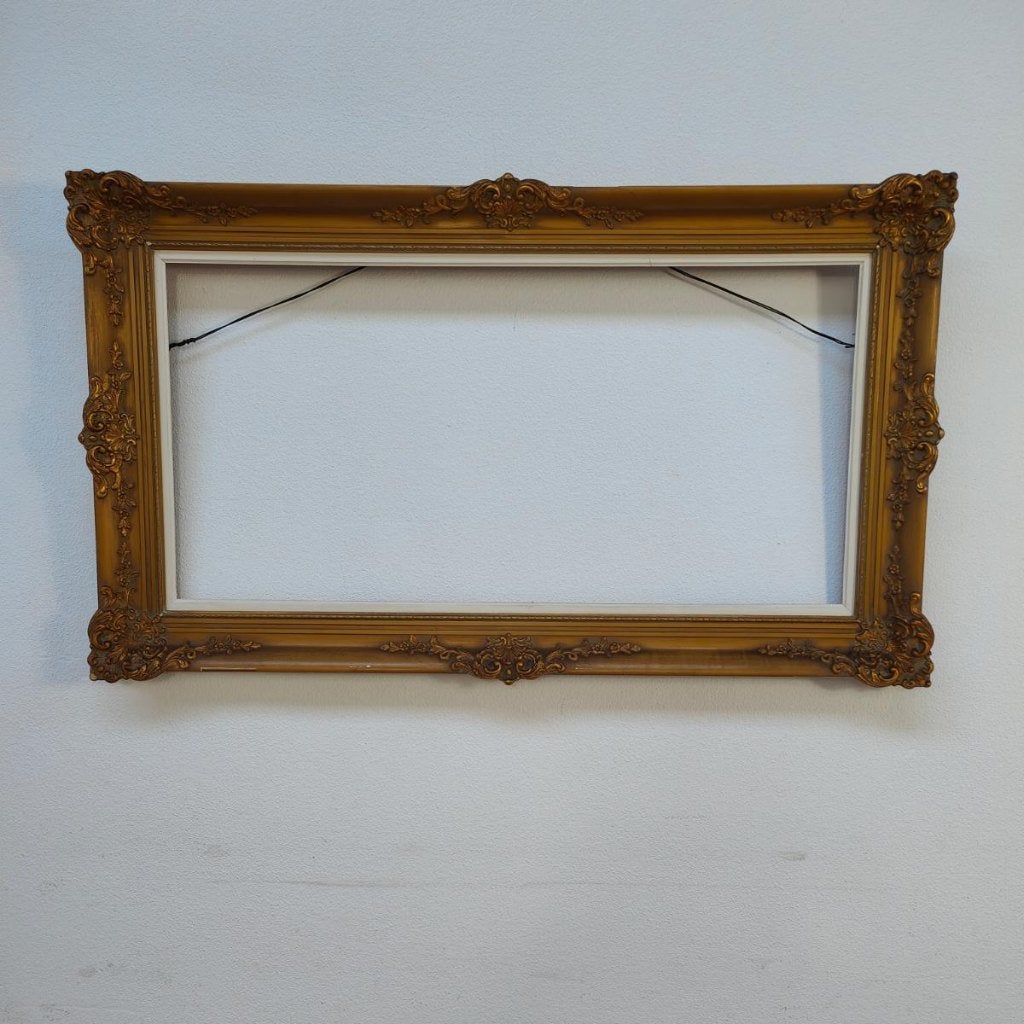 Grote Antieke brocante Rococo Barok schilderijlijst lijst 08, Huis en Inrichting, Valkenswaard, Gebruikt, Schilderijlijst, Met passe-partout