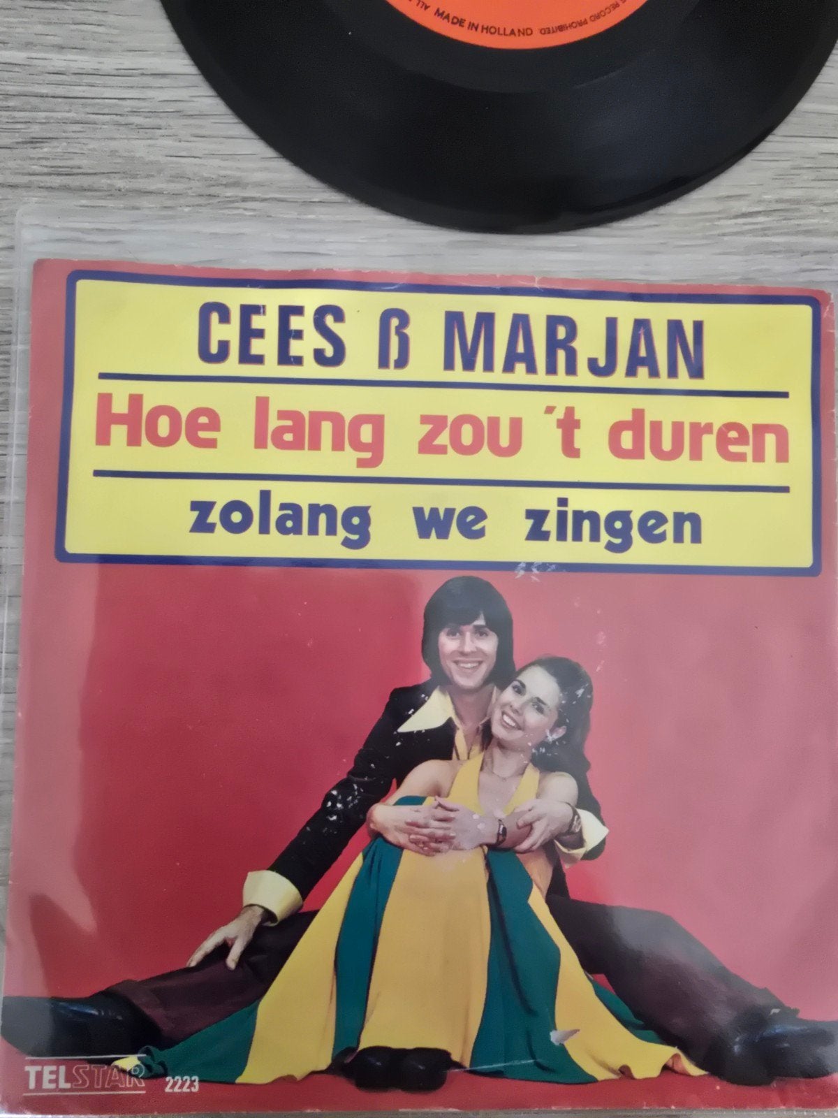 Cees & Marjan/ hoe lang zou ´t duren, Ophalen of Verzenden, Gebruikt, 7 inch, Levenslied of Smartlap