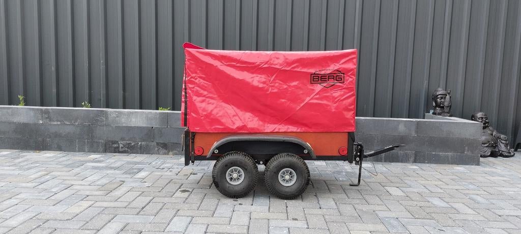 Skelter kar aanhangwagen tandemasser Berg te koop, Kinderen en Baby's, Speelgoed | Buiten | Skelters, Ophalen, Gebruikt, Berg