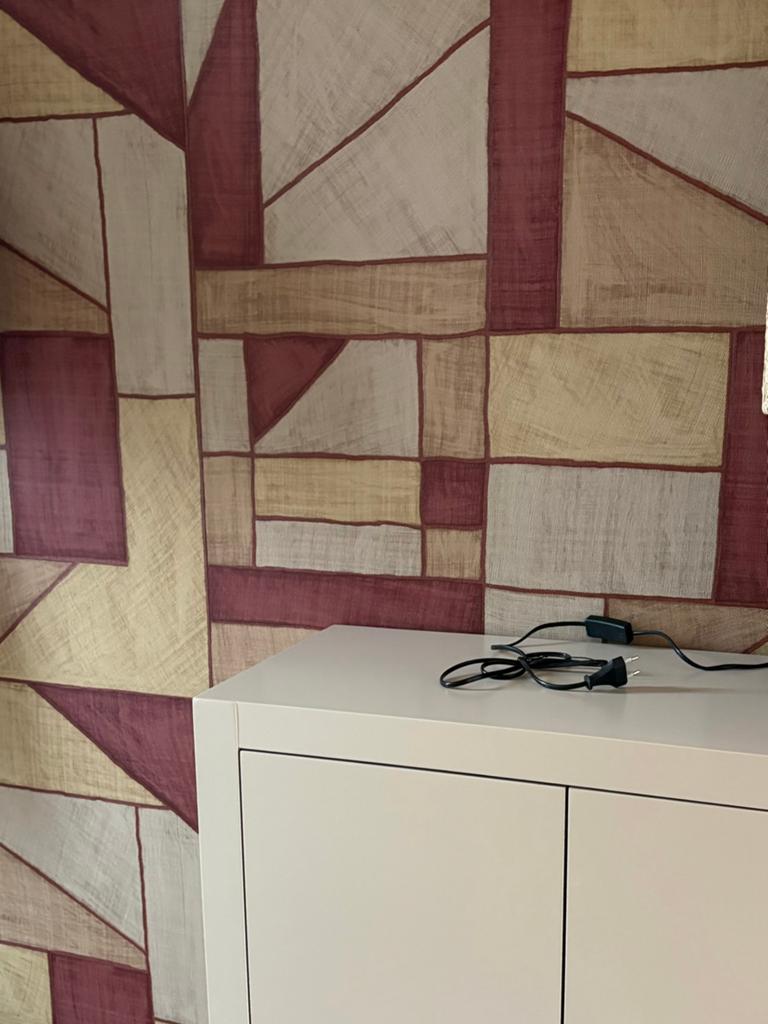 Rol behang Elitis La Caravane Kungboo nieuw in verpakking, Huis en Inrichting, Stoffering | Behang, Ophalen, Minder dan 10 m²