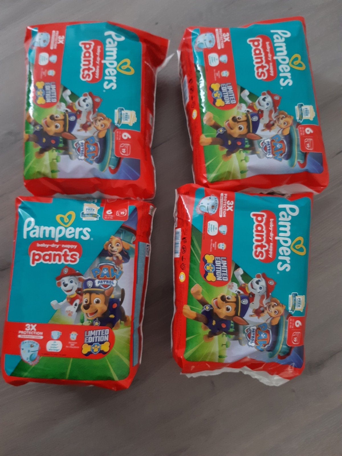 Pampers Baby-Dry Nappy Pants Maat 6 (13-19 kg) Paw Patrol, Ophalen, Nieuw