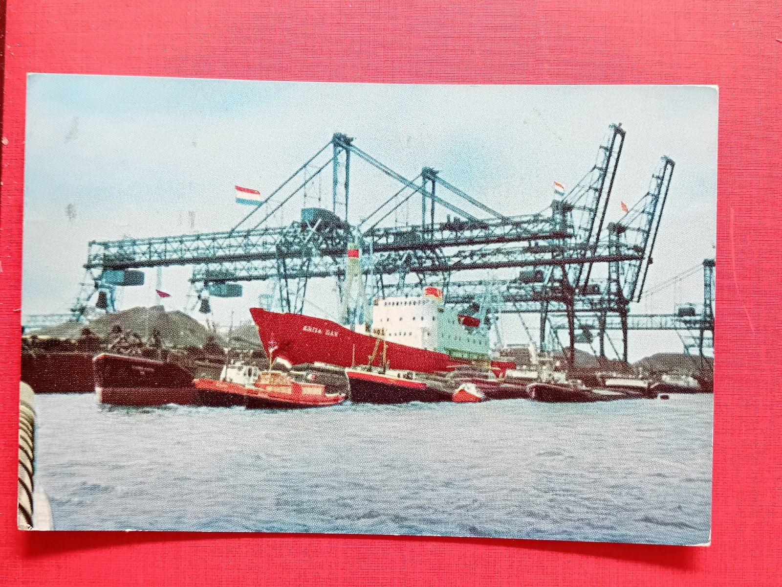 Ansichtkaart Rotterdam, Verzamelen, Scheepvaart, Ophalen of Verzenden, Kaart, Foto of Prent
