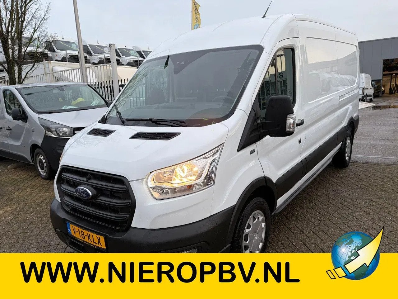 Ford Transit 2.0TDCI L3H2 Automaat Airco Navi Cruisecontrol, Euro 6, 4 cilinders, 129 pk, Wit