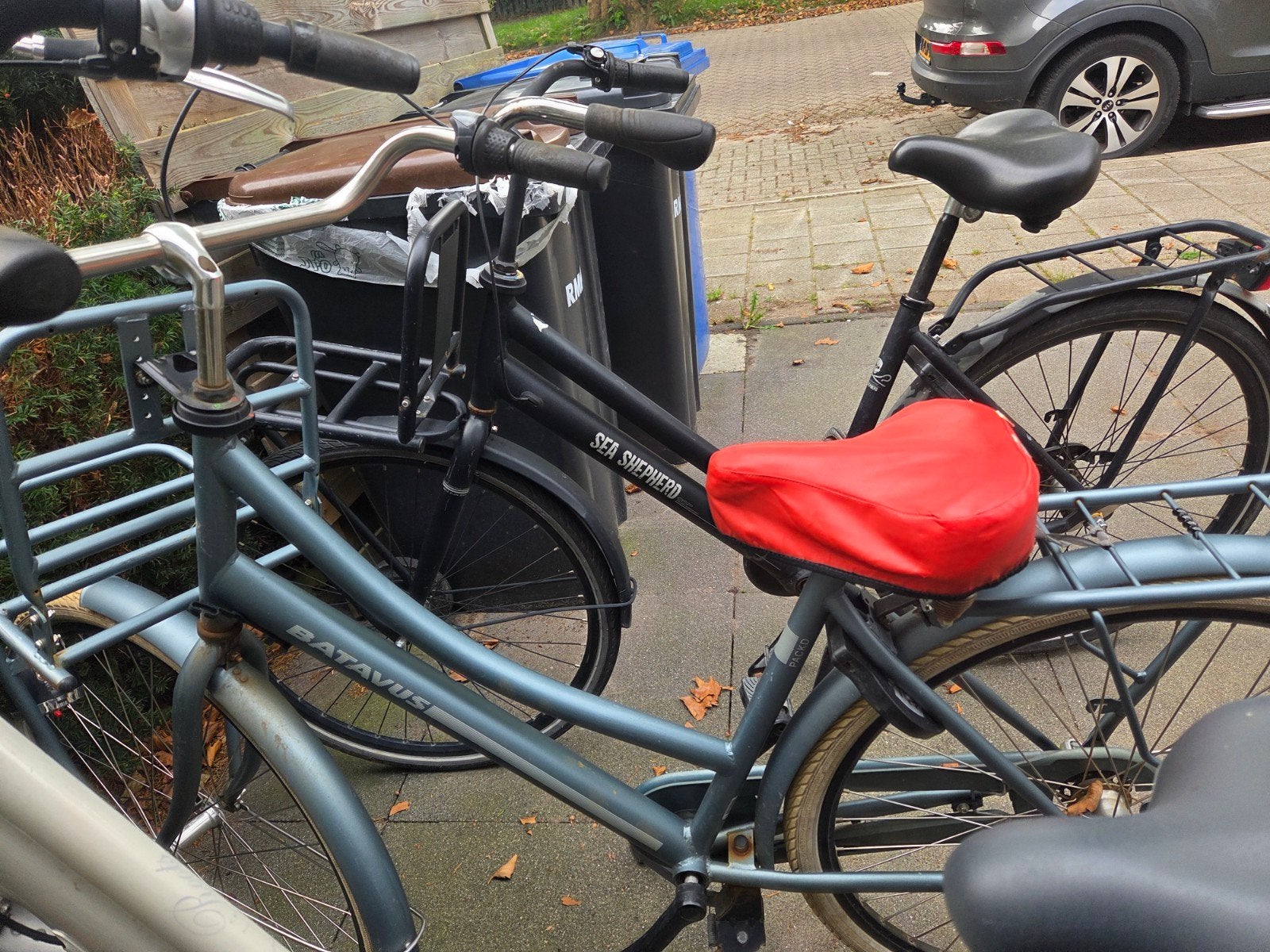 3 fietsen: Batavus, Sea Shepherd, Terugtraprem, Versnellingen, Ophalen, Overige merken