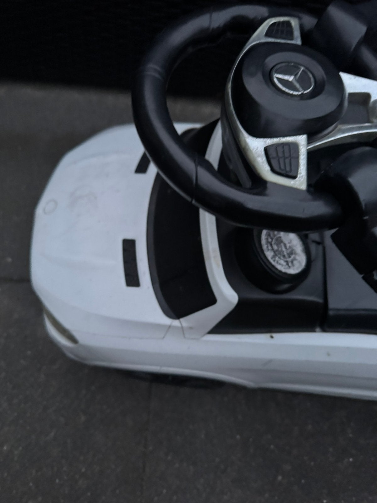 Loopauto met duwstang kind. Mercedes, Ophalen, Gebruikt, Loopvoertuig