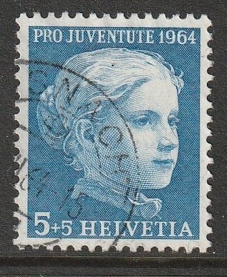 Zwitserland 1964 803 Pro Juventute 5c, Gest, Ophalen of Verzenden, Gestempeld