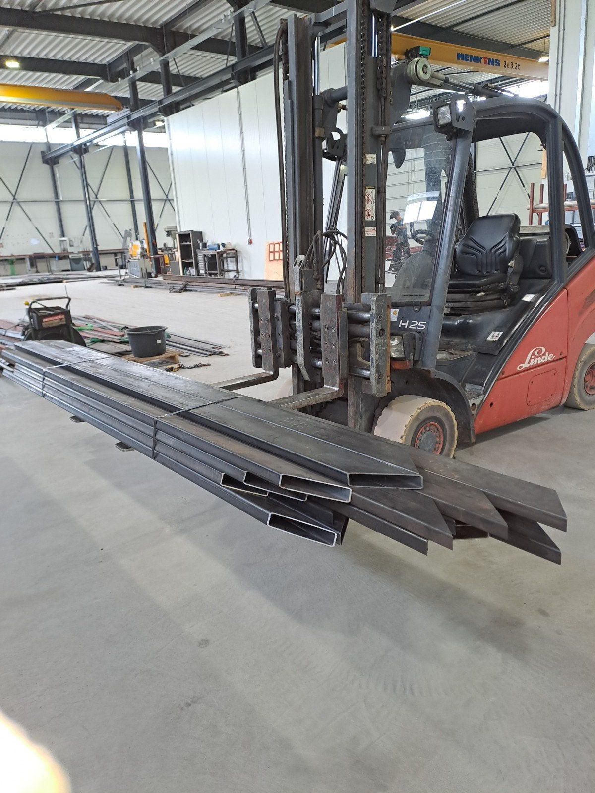 Stalen rechthoekige koker 120x40x3mm, Doe-het-zelf en Verbouw, Metalen, Ophalen of Verzenden, Nieuw, IJzer