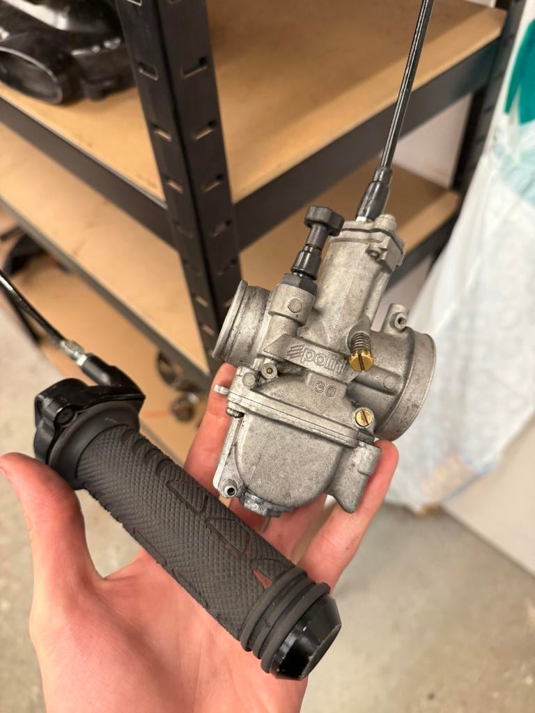 Polini pwk 30mm met gashendel, Ophalen of Verzenden, Zo goed als nieuw, Carburateur