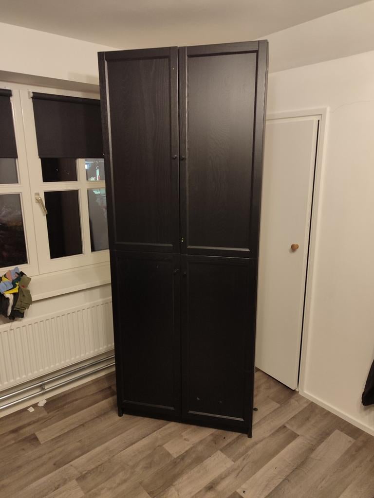 Zwarte kasten met planken, Ophalen of Verzenden, Gebruikt