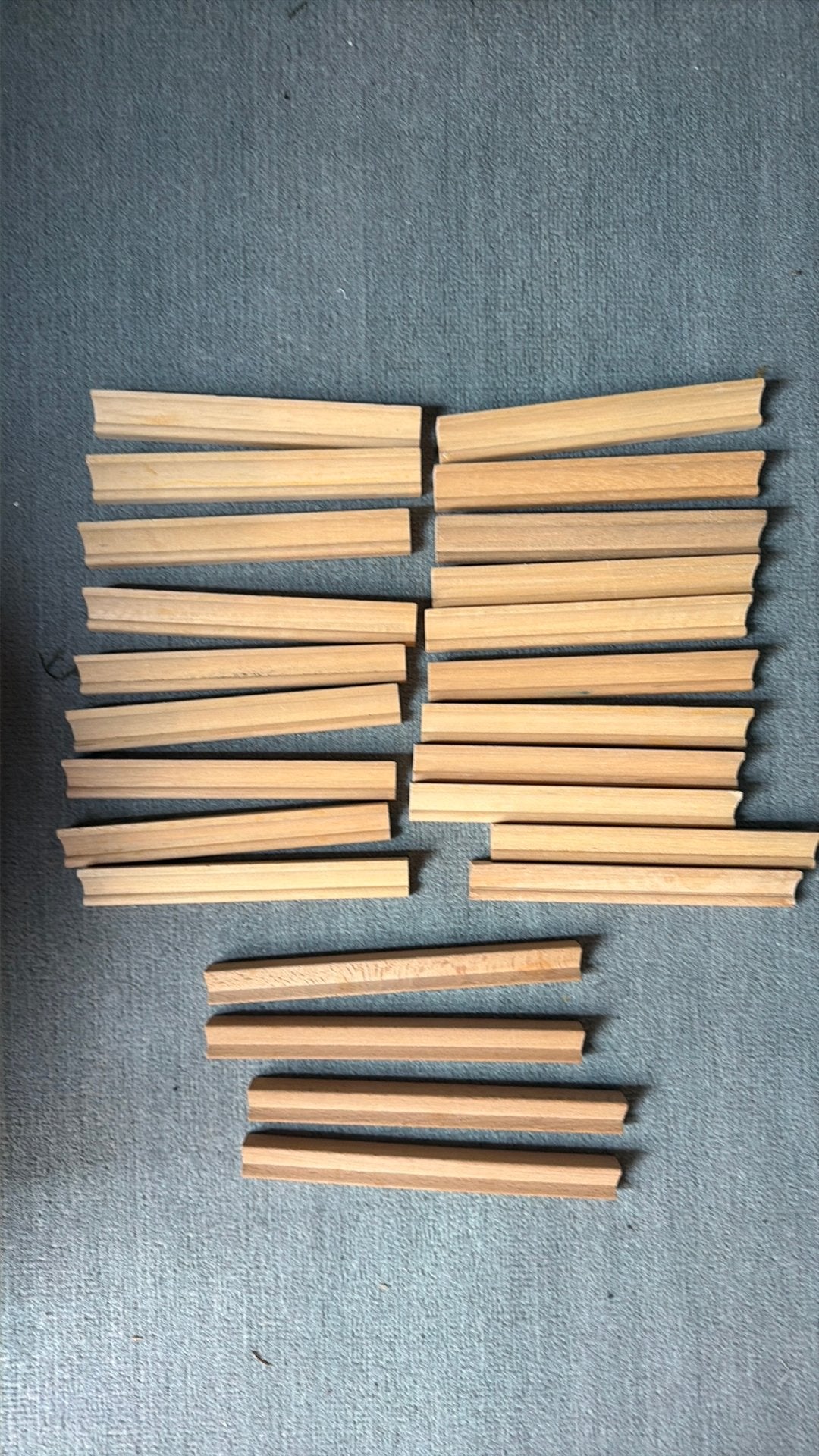Scrabble houten plankjes, Ophalen of Verzenden, Minder dan 500 stukjes