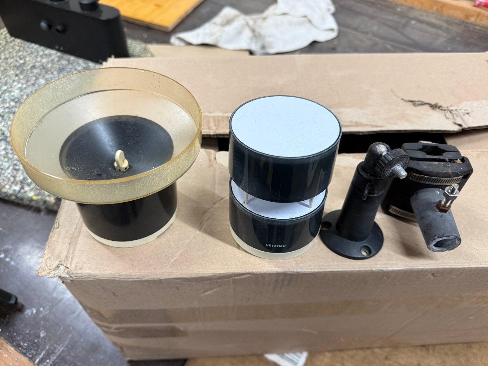 Netatmo Wind- en Regenmeter. Lees tekst., Audio, Tv en Foto, Ophalen of Verzenden, Gebruikt, Weerstation