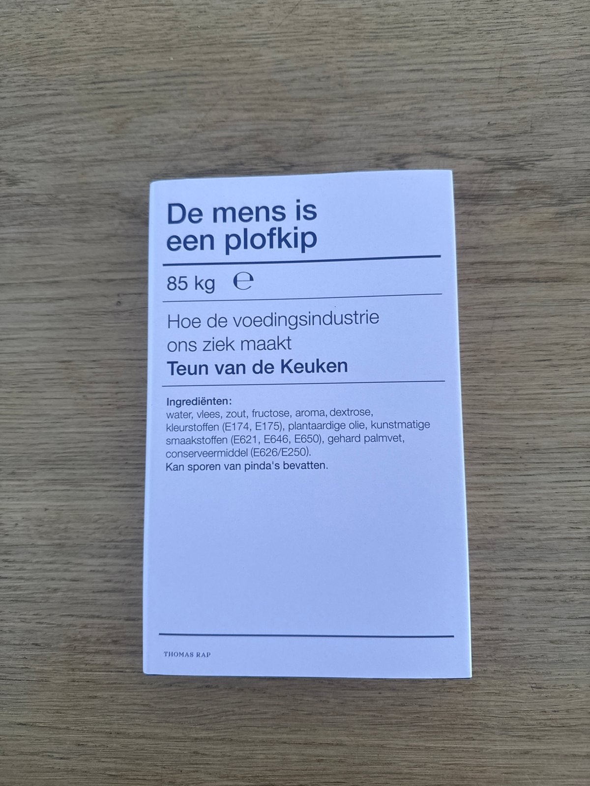 De mens is een plofkip - Teun van de Keuken, Ophalen of Verzenden, Zo goed als nieuw, Gezondheid en Conditie