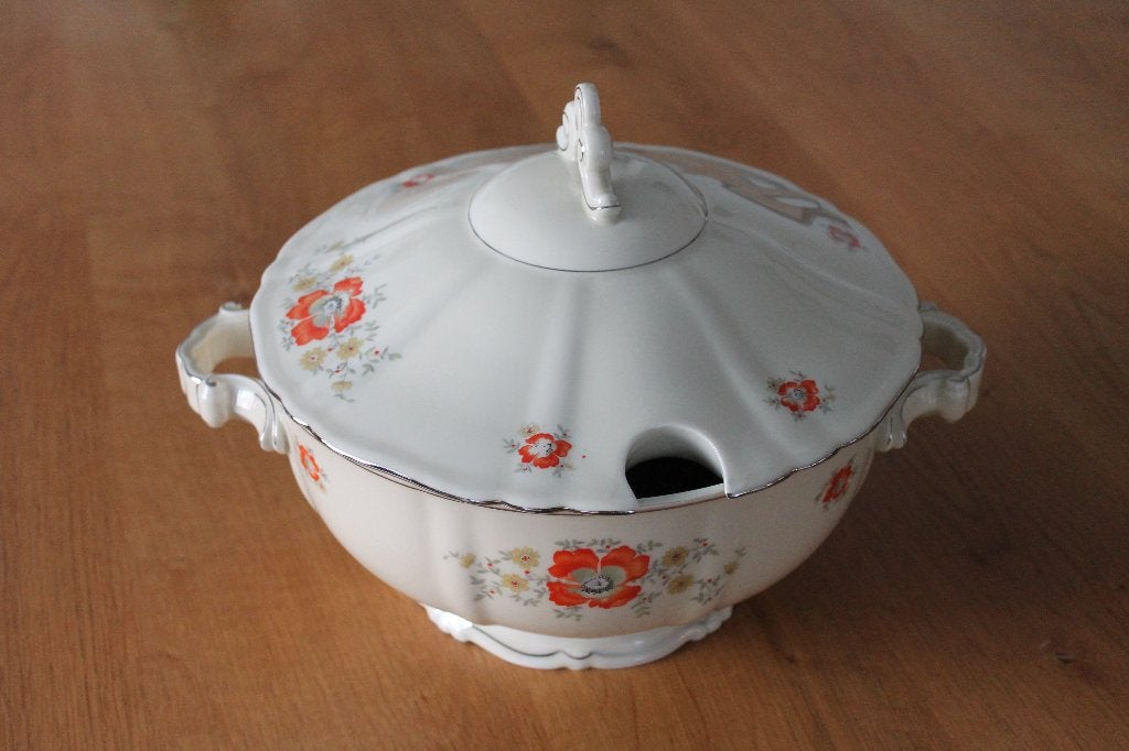 Soepterrine uit een Arzberg Bavaria servies 1949, porselein, Ophalen of Verzenden