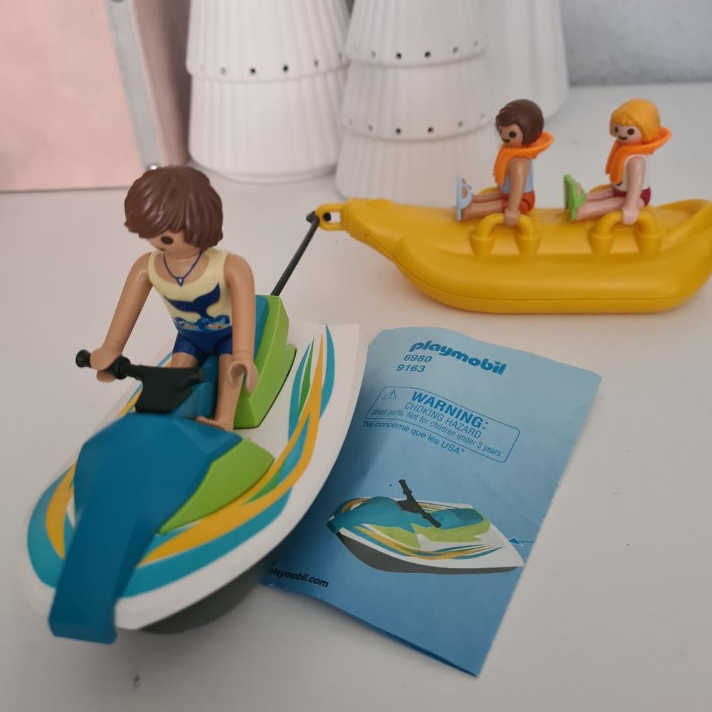 Playmobil Jetski met bananenboot (6980) - Stuur afgebroken, Ophalen of Verzenden