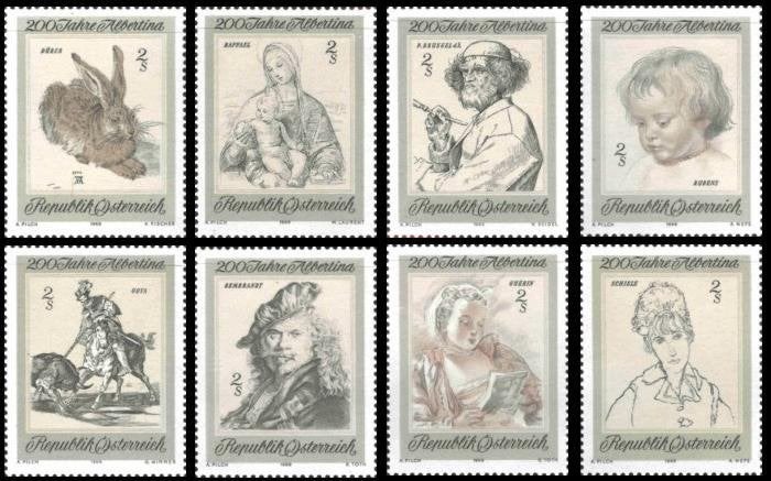 OOSTENRIJK 1969 200j. Albertina – Schilderijen, Michel: 1307, Verzenden, Postfris