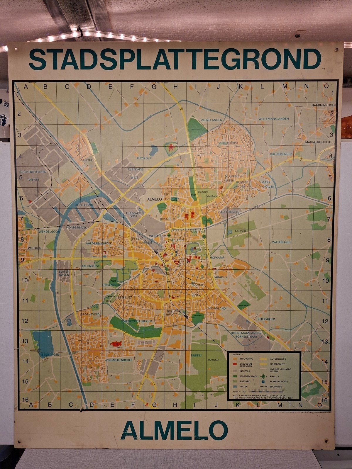 stadsplattegrond Almelo, Ophalen, Aardrijkskunde