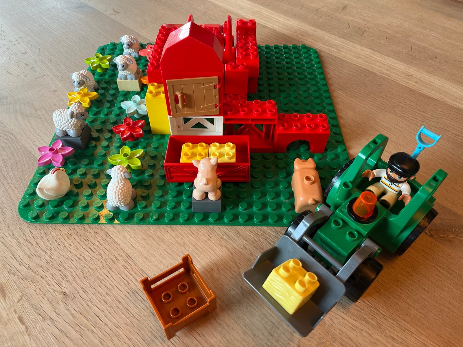 Lego Duplo Boerderij met dieren en voertuigen, Ophalen, Inclusief minifiguren, Gebruikt, Overige thema's