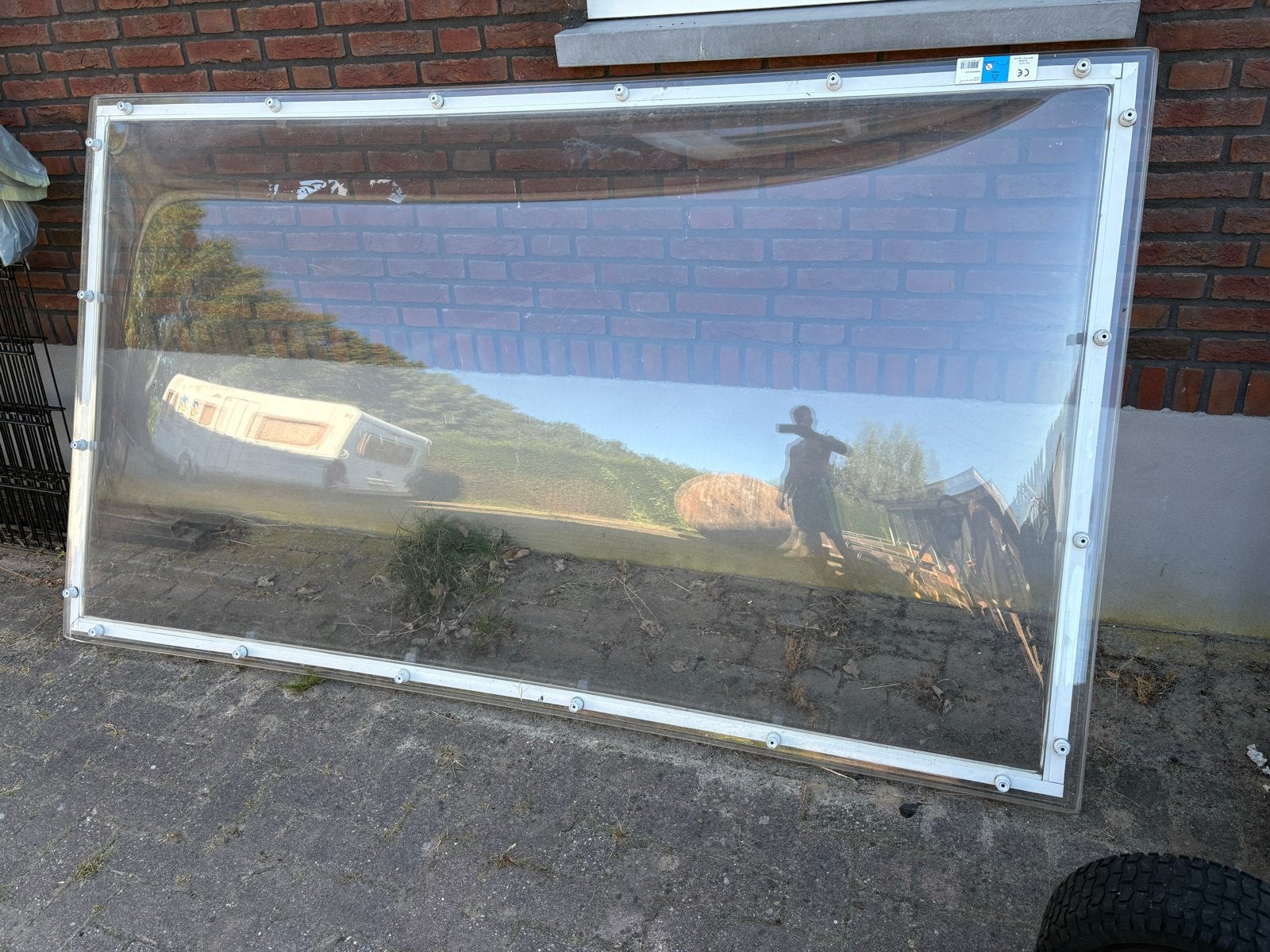 Groot PMMA Lichtkoepel Dakraam 120x220 cm, Ophalen of Verzenden, Gebruikt, Dakraam, 160 cm of meer