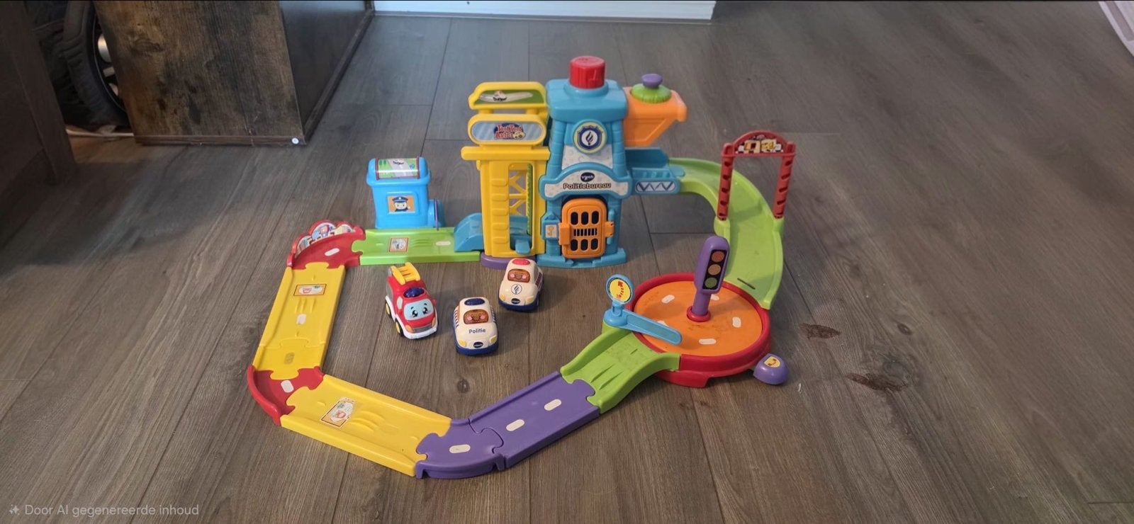 VTech Toet Toet Auto's Garage met 2 auto's, Ophalen of Verzenden, Zo goed als nieuw