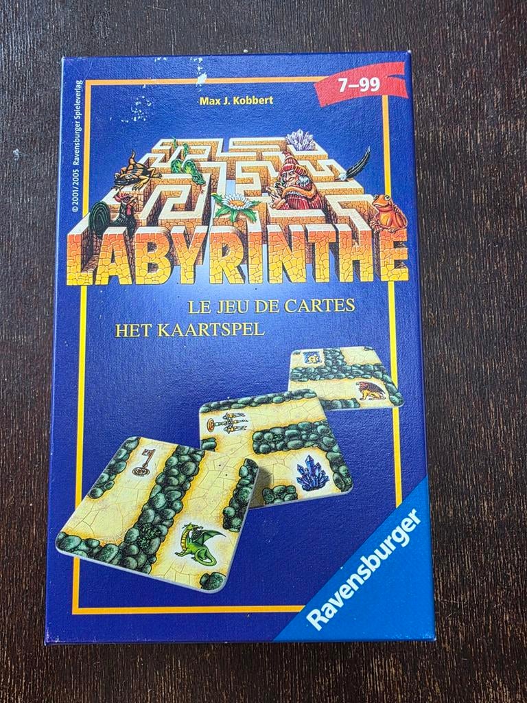 Bordspel kaartspel Labyrinthe reisspel pocket Ravensburger, Een of twee spelers, Ophalen of Verzenden, Zo goed als nieuw, Ravensburger